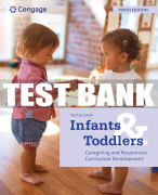 Test Bank For Infants and Toddlers: Caregiving and Responsive Curriculum Development - 10th - 2023 All Chapters