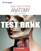 Test Bank For Head, Neck and Dental Anatomy - 5th - 2022 All Chapters
