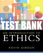 Test Bank For Introduction to Ethics, An 1st Edition All Chapters