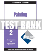 Test Bank For Painting - Commercial & Residential, Level 2 2nd Edition All Chapters