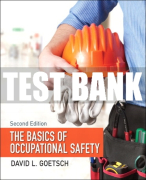 Test Bank For Basics of Occupational Safety, The 2nd Edition All Chapters