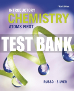 Test Bank For Introductory Chemistry: Atoms First 5th Edition All Chapters