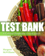 Test Bank For Food Around the World: A Cultural Perspective 4th Edition All Chapters