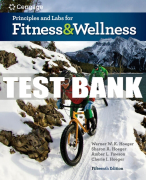 Test Bank For Principles and Labs for Fitness and Wellness - 15th - 2020 All Chapters