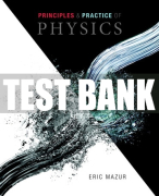 Test Bank For Principles & Practice of Physics 1st Edition All Chapters