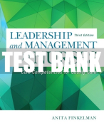 Test Bank For Leadership and Management for Nurses: Core Competencies for Quality Care 3rd Edition All Chapters