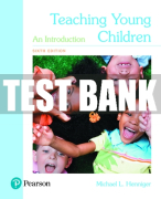 Test Bank For Teaching Young Children: An Introduction 6th Edition All Chapters