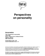 Perspectives on Personality Samenvatting 