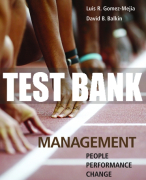 Test Bank For Management 1st Edition All Chapters