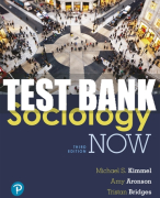Test Bank For Sociology Now 3rd Edition All Chapters