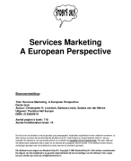 Services marketing Samenvatting 