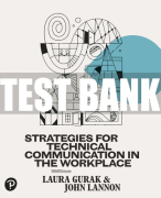 Test Bank For Strategies for Technical Communication in the Workplace 4th Edition All Chapters