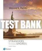 Test Bank For Strangers to These Shores 12th Edition All Chapters