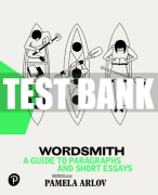 Test Bank For Wordsmith: A Guide to Paragraphs & Short Essays 7th Edition All Chapters