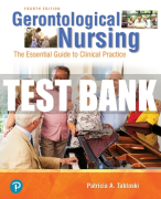 Test Bank For Gerontological Nursing 4th Edition All Chapters