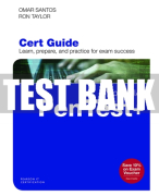 Test Bank For CompTIA PenTest+ PT0-001 Cert Guide 1st Edition All Chapters