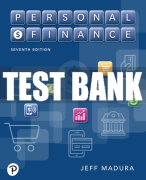 Test Bank For Personal Finance 7th Edition All Chapters