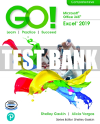 Test Bank For GO! Microsoft 365: Excel 2019 1st Edition All Chapters