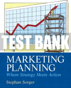 Test Bank For Marketing Planning 1st Edition All Chapters