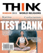 Test Bank For THINK World Religions 2nd Edition All Chapters