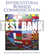 Test Bank For Intercultural Business Communication 6th Edition All Chapters
