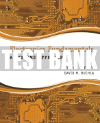Test Bank For Electronics Fundamentals: A Systems Approach 1st Edition All Chapters
