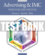 Test Bank For Advertising & IMC: Principles and Practice 10th Edition All Chapters