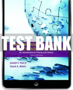 Test Bank For Understanding Global Conflict and Cooperation: An Introduction to Theory and History 10th Edition All Chapters