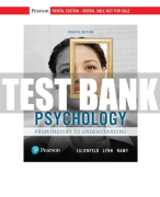 Test Bank For Psychology: From Inquiry to Understanding 4th Edition All Chapters