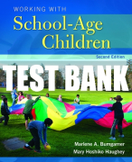 Test Bank For Working with School-Age Children 2nd Edition All Chapters