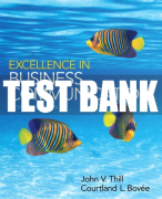 Test Bank For Excellence in Business Communication 12th Edition All Chapters