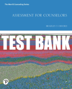 Test Bank For Assessment for Counselors 1st Edition All Chapters