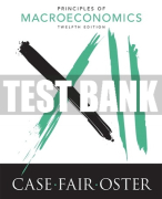 Test Bank For Principles of Macroeconomics 12th Edition All Chapters