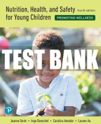Test Bank For Nutrition, Health, and Safety for Young Children: Promoting Wellness 4th Edition All Chapters