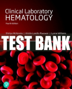 Test Bank For Clinical Laboratory Hematology 4th Edition All Chapters