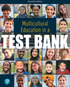 Test Bank For Multicultural Education in a Pluralistic Society 11th Edition All Chapters