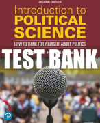 Test Bank For Introduction to Political Science 2nd Edition All Chapters