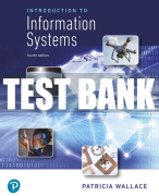 Test Bank For Introduction to Information Systems: People, Technology and Processes 4th Edition All Chapters