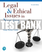Test Bank For Legal & Ethical Issues in Nursing 7th Edition All Chapters