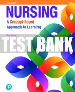 Test Bank For Nursing: A Concept-Based Approach to Learning, Volume 2 3rd Edition All Chapters