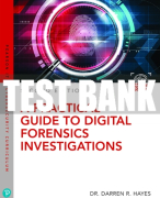 Test Bank For Practical Guide to Digital Forensics Investigations, A 2nd Edition All Chapters
