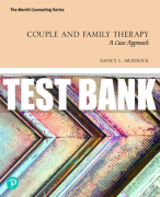 Test Bank For Couple and Family Therapy: A Case Approach 1st Edition All Chapters