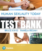 Test Bank For Human Sexuality Today 9th Edition All Chapters