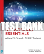 Test Bank For Networking Essentials: A CompTIA Network+ N10-007 Textbook 5th Edition All Chapters