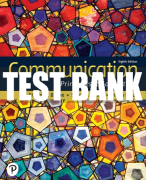 Test Bank For Communication: Principles for a Lifetime 8th Edition All Chapters