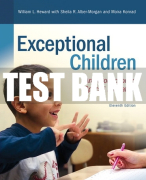 Test Bank For Exceptional Children: An Introduction to Special Education 11th Edition All Chapters