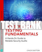 Test Bank For Penetration Testing Fundamentals: A Hands-On Guide to Reliable Security Audits 1st Edition All Chapters