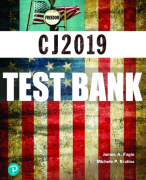 Test Bank For CJ 2019 1st Edition All Chapters
