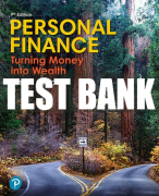 Test Bank For Personal Finance 9th Edition All Chapters