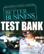 Test Bank For Better Business 6th Edition All Chapters